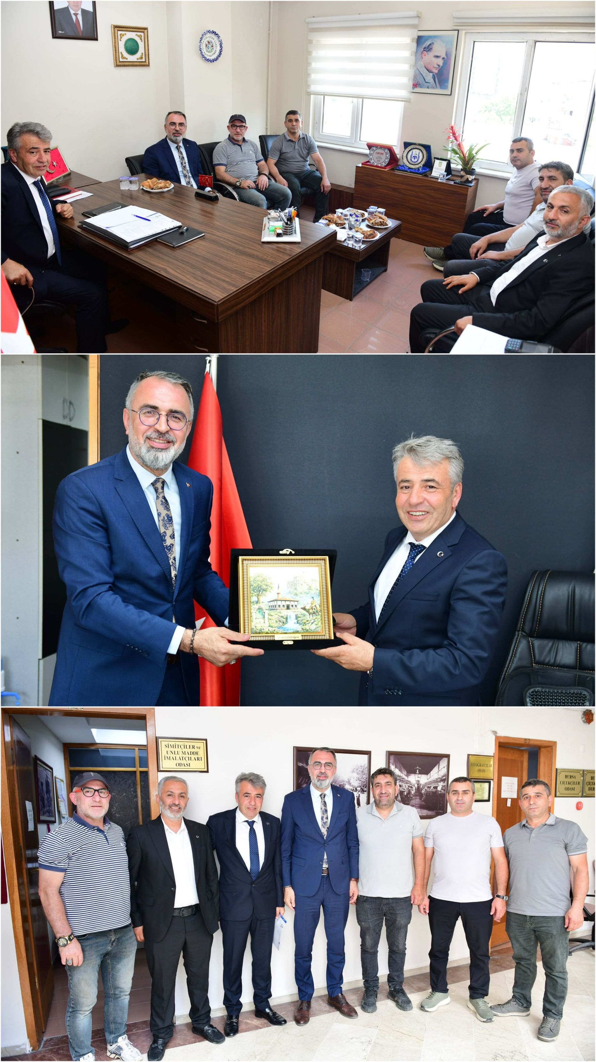 Lokantacılar Odası Başkanımız Mehmet Yasak’ı ziyaret ederek hayırlı olsun dileklerimizi ilettik