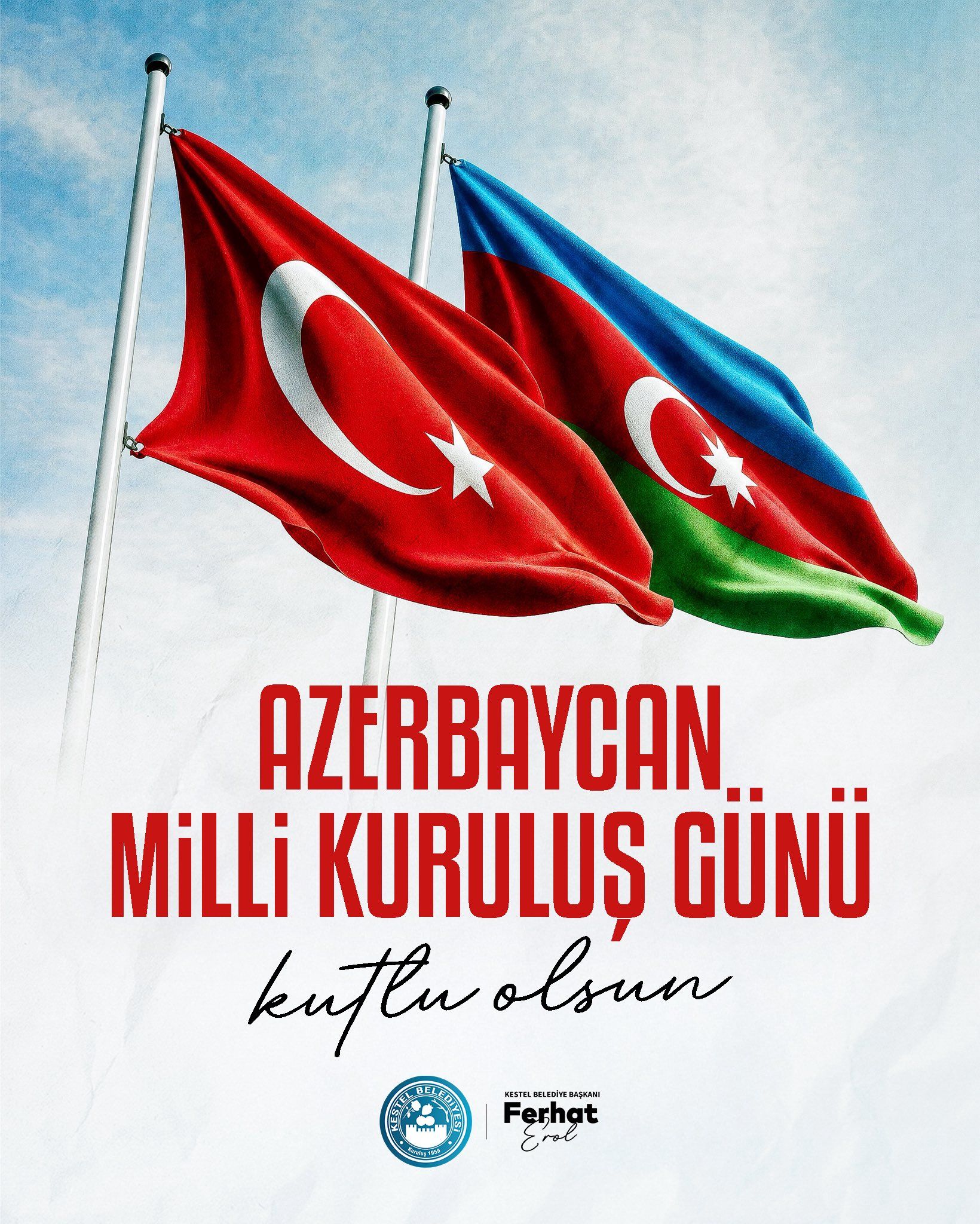 Kardeş Azerbaycan’ın Milli Kurtuluş Günü’nü kutluyorum.