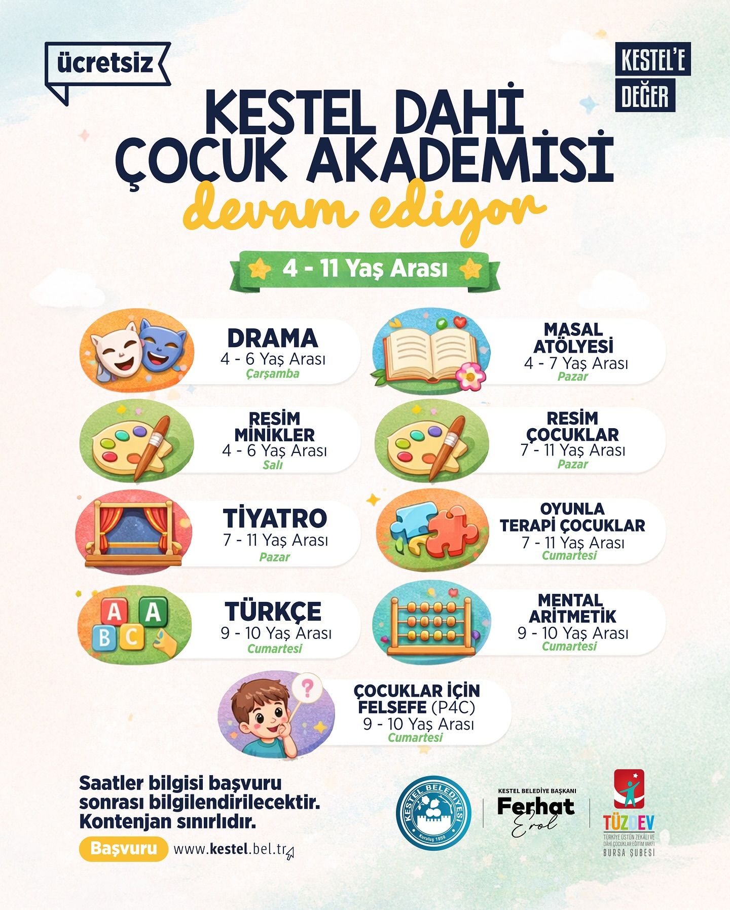 Kestel’de çocuklarımızın geleceğine dokunmaya devam ediyoruz