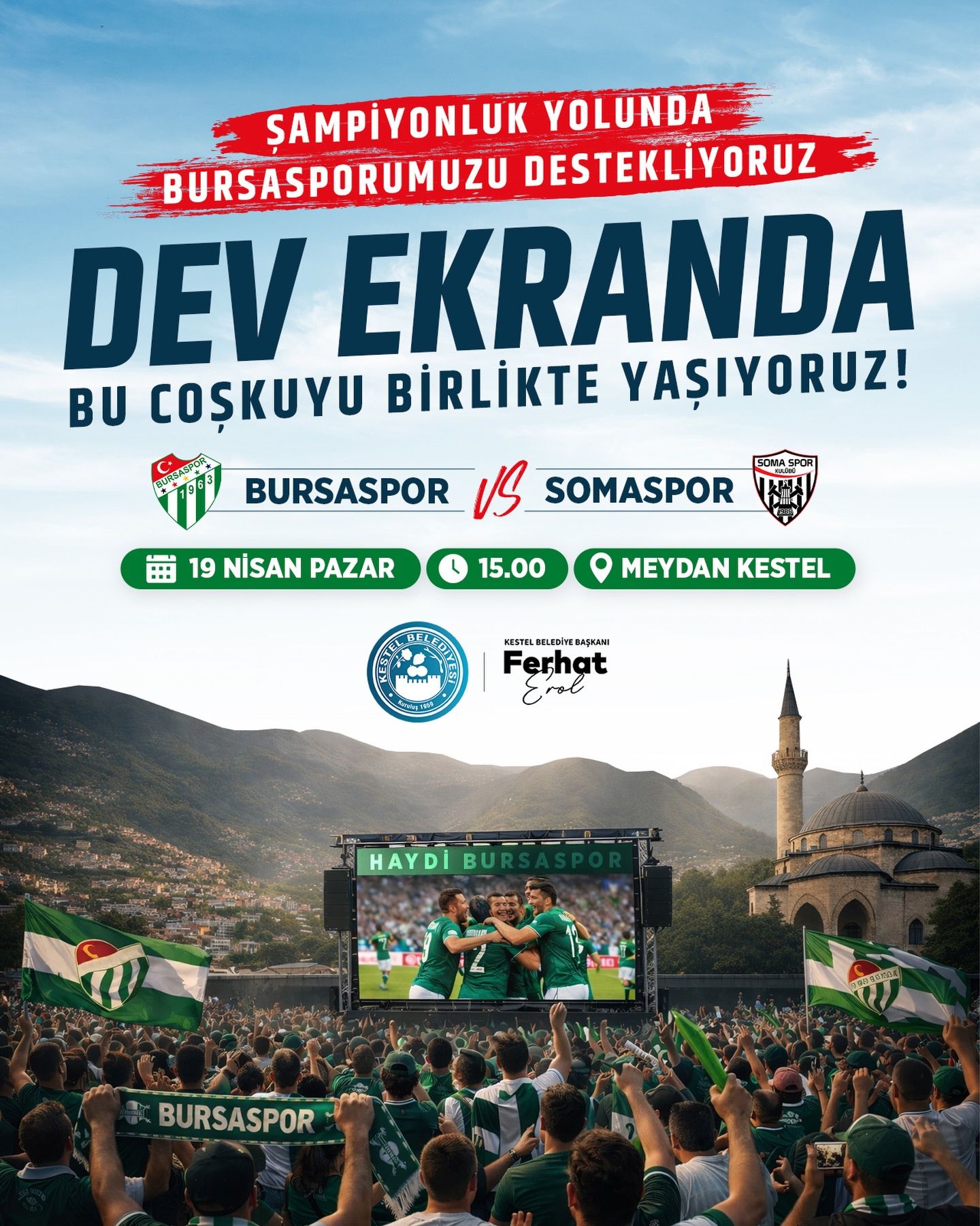 Bu büyük heyecana sen de ortak ol